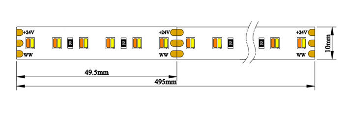  Colour Temperature Adjustable LED Strip 