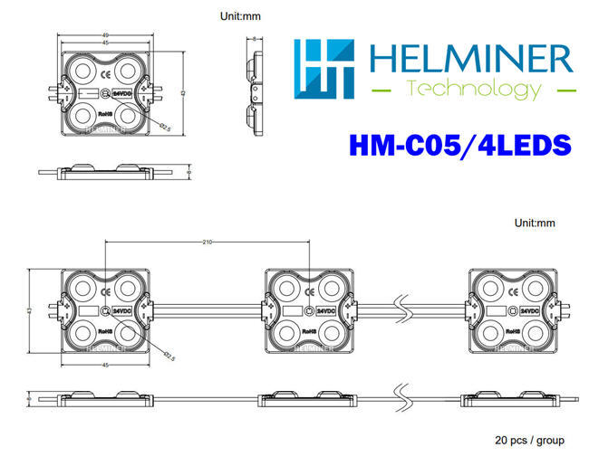    PRISM | LED MODULES , Premium 24V LED lighting solution for large channel letters.     