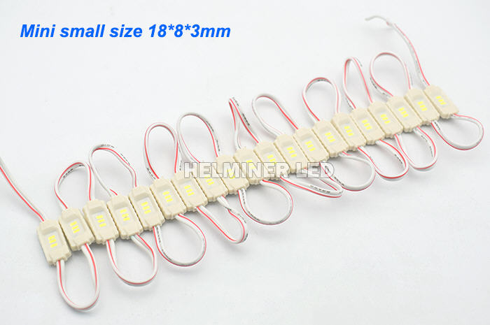 moduli led per insegne, LED Modulo 12V Bianco freddo 3LEDs