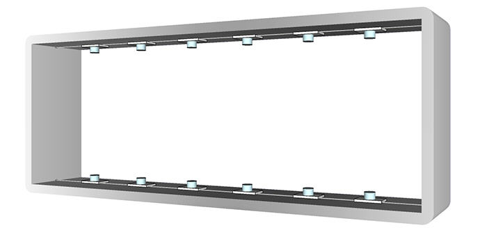   moduli led per cassonetti,moduli led per cassonetti bifacciali, led per bifacciali, moduli per bifacciali 