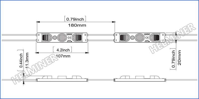 led signage modules, box side lighting leds