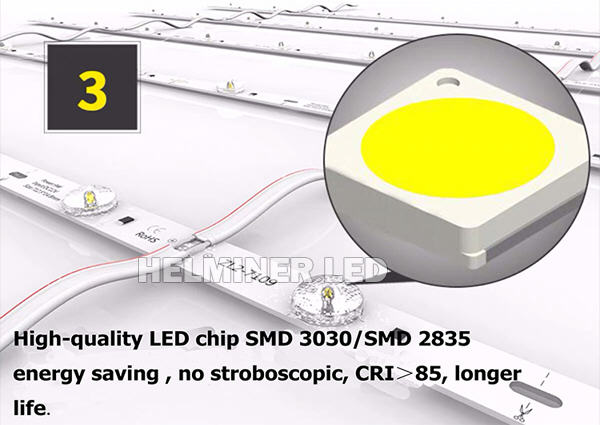 HB30A,Barre LED per insegne monofacciali