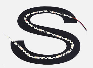 bend led strips, bendable led strips, led strips for 3D letters lighting