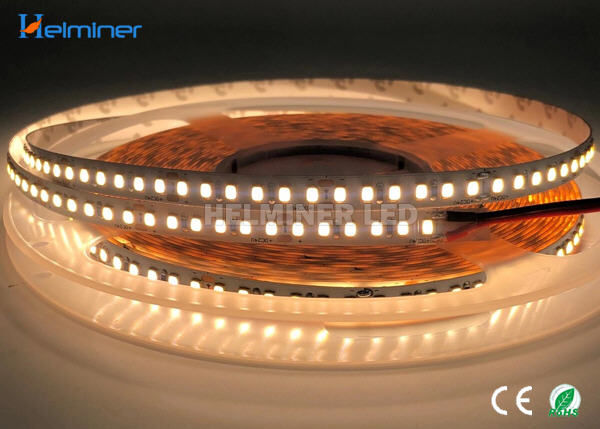 168led strip, Striscia LED 2835 - 24V - 5 Metri - 125W - SMD2835 168 LED/m - Bianco CALDO - 3000K